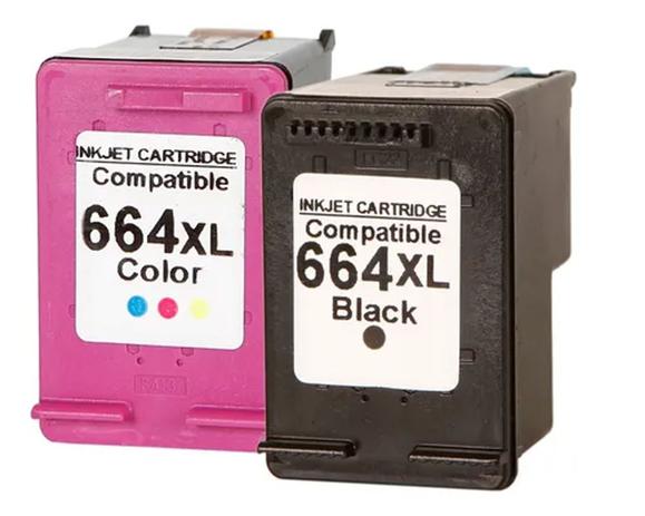 Kit Cartuchos 664xl preto + 664xl Color P/ 1115 2134 2676 - print jet é boa?