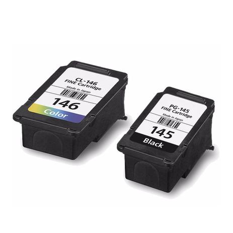 Kit Cartuchos Compativel Canon 2un PG145 Preto + 1 un CL146 color -  Bestchoice - Cartucho de Tinta - Magazine Luiza