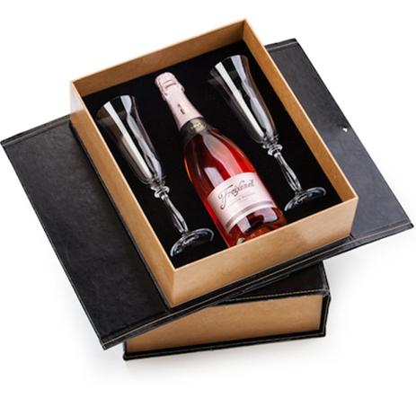 Kit Cava Freixenet Cordon Rosado 750 ml + 2 taças de cristal e embalagem especial - Shop quality é boa?