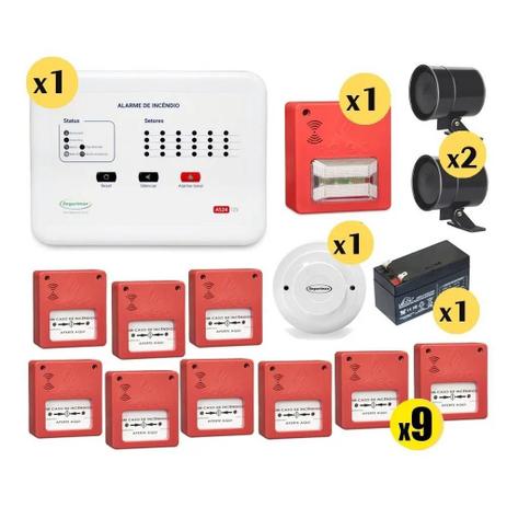 KIT Central Incêndio + Detector + Botoeira + Sinalizador - Segurimax é ruim? KIT Central Incêndio + Detector + Botoeira + Sinalizador - Segurimax é boa?