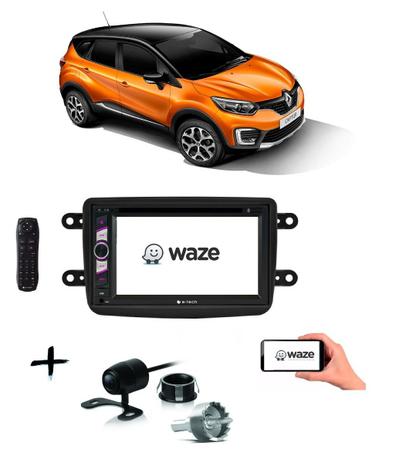 Kit Central Multimidia Dvd Captur + Moldura + Camera - E-tech Menor preço em Kit Central Multimidia Dvd Captur + Moldura + Camera - E-tech