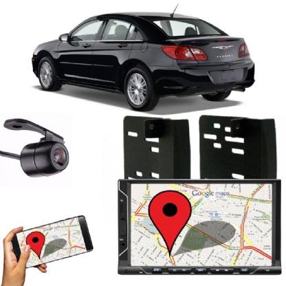 Kit Central Multimídia FIT + Moldura 2 Din Chrysler Sebring + Câmera Ré - Central envolve fit Menor preço em Kit Central Multimídia FIT + Moldura 2 Din Chrysler Sebring + Câmera Ré - Central envolve fit
