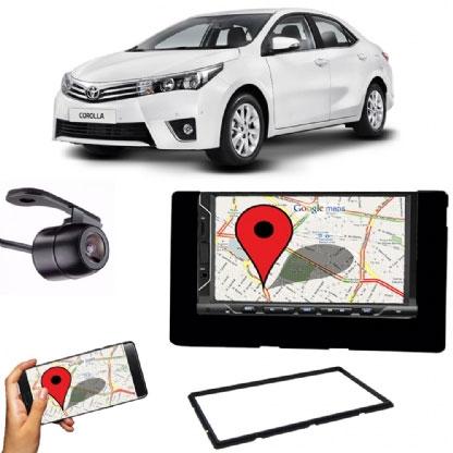 Kit Central Multimídia FIT + Moldura 2 Din Corolla 2017/2018 + Câmera - Central envolve fit é boa?
