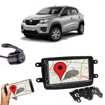 Kit Central Multimídia FIT + Moldura 2 Din Kwid + Câmera Ré - Central envolve fit Menor preço em Kit Central Multimídia FIT + Moldura 2 Din Kwid + Câmera Ré - Central envolve fit