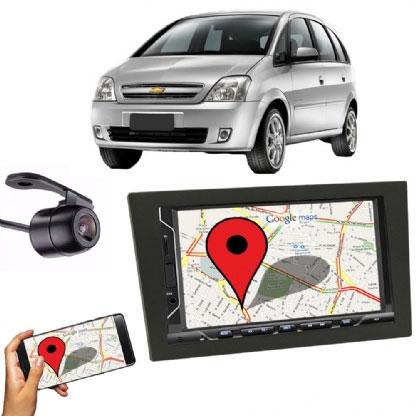 Kit Central Multimídia FIT + Moldura 2 Din Meriva 2003/2011 + Câmera Ré - Central envolve fit Menor preço em Kit Central Multimídia FIT + Moldura 2 Din Meriva 2003/2011 + Câmera Ré - Central envolve fit