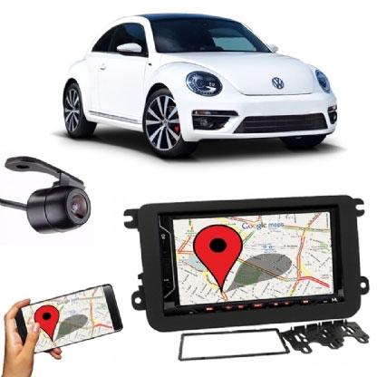 Kit Central Multimídia FIT + Moldura 2 Din New Beetle + Câmera Ré - Central envolve fit é boa?