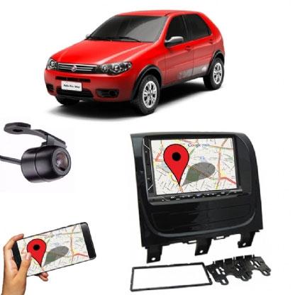 Kit Central Multimídia FIT + Moldura 2 Din Palio Way 2012 + Câmera Ré - Central envolve fit é boa?