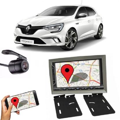 Kit Central Multimídia FIT + Moldura 2 Din Renault Megane+ Câmera Ré - Central envolve fit Menor preço em Kit Central Multimídia FIT + Moldura 2 Din Renault Megane+ Câmera Ré - Central envolve fit
