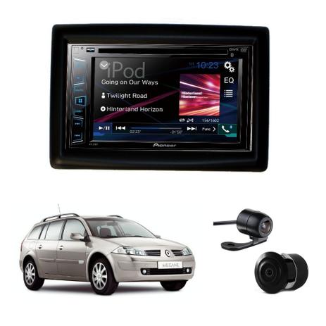 Kit Central Multimidia Pioneer Avh208 Megane + Camere De Ré - Multi marcas Menor preço em Kit Central Multimidia Pioneer Avh208 Megane + Camere De Ré - Multi marcas