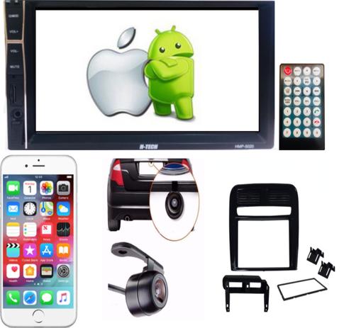 Kit Central multimídia Punto Black Piano + Moldura + Brinde - H-tech é boa?