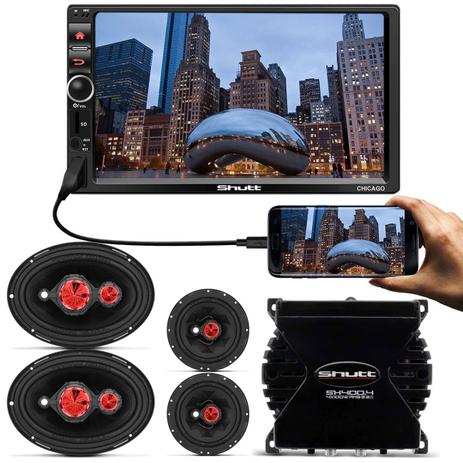 Kit Central Multimídia Shutt Chicago 7” Bluetooth Android IOS + Kit Fácil Bomber + Módulo 400W RMS é ruim? Kit Central Multimídia Shutt Chicago 7” Bluetooth Android IOS + Kit Fácil Bomber + Módulo 400W RMS é boa?