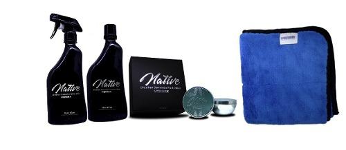 Kit Ceras Carnauba Native Cleaner Spray Pasta Toalha Vonixx Menor preço em Kit Ceras Carnauba Native Cleaner Spray Pasta Toalha Vonixx