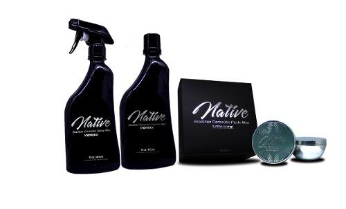 Kit Ceras Carnauba Native Tipo 1 Cleaner Spray Pasta Vonixx Menor preço em Kit Ceras Carnauba Native Tipo 1 Cleaner Spray Pasta Vonixx