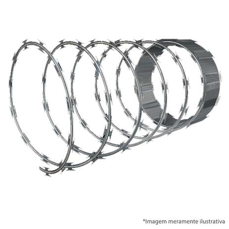 Kit Cerca Concertina - Ouriço Simples 315mm Rende 10m - Haster Menor preço em Kit Cerca Concertina - Ouriço Simples 315mm Rende 10m - Haster