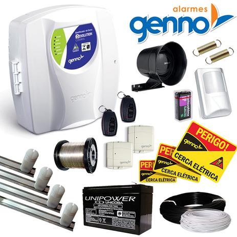 Kit Cerca Elétrica Genno P/ 150 Metros E Alarme Sem Fio Menor preço em Kit Cerca Elétrica Genno P/ 150 Metros E Alarme Sem Fio