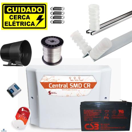 Kit Cerca Eletrica Para Terreno 10x20 Com Controle Remoto Smd Cr - Securi service Menor preço em Kit Cerca Eletrica Para Terreno 10x20 Com Controle Remoto Smd Cr - Securi service