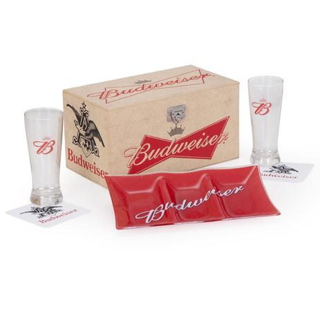 Kit Cerveja + 2 Copos + 2 porta copos + 1 Petisqueira - Shop quality Menor preço em Kit Cerveja + 2 Copos + 2 porta copos + 1 Petisqueira - Shop quality