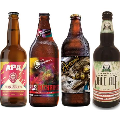 Kit Cerveja Artesanal Degustação Apa 4 Cervejarias Menor preço em Kit Cerveja Artesanal Degustação Apa 4 Cervejarias