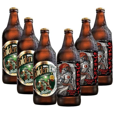 Kit Cerveja Artesanal Hoffen Combo Pilsen e Lager 6 Unidades - Hoffen bier Menor preço em Kit Cerveja Artesanal Hoffen Combo Pilsen e Lager 6 Unidades - Hoffen bier