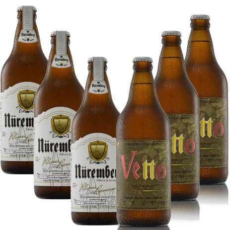 Kit Cerveja Artesanal Nuremberg 2 Estilos Pilsen / Blond Ale 6 Unidades Menor preço em Kit Cerveja Artesanal Nuremberg 2 Estilos Pilsen / Blond Ale 6 Unidades