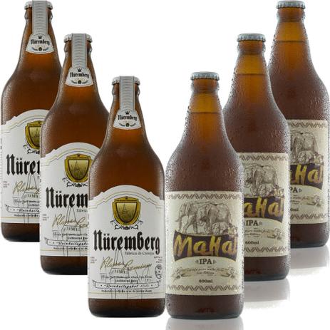 Kit Cerveja Artesanal Nuremberg 2 Estilos Pilsen / Ipa 6 Unidades Menor preço em Kit Cerveja Artesanal Nuremberg 2 Estilos Pilsen / Ipa 6 Unidades