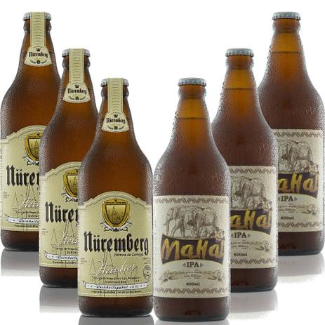 Kit Cerveja Artesanal Nuremberg 2 Estilos Weiss / Ipa 6 Unidades Menor preço em Kit Cerveja Artesanal Nuremberg 2 Estilos Weiss / Ipa 6 Unidades