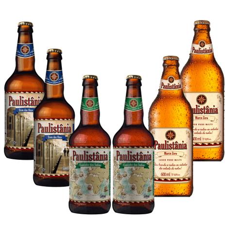 Kit Cerveja Artesanal Paulistania Ipa / Apa / Lager 6 Un Menor preço em Kit Cerveja Artesanal Paulistania Ipa / Apa / Lager 6 Un