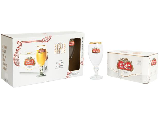 Menor preço em Kit Cerveja Stella Artois American Standard Lager - 269ml Cada 8 Unidades com 1 Cálice