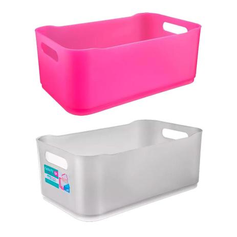 Kit Cesta Fit Grande 2 Peças - Coza - Brinox Menor preço em Kit Cesta Fit Grande 2 Peças - Coza - Brinox