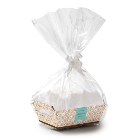Kit Cesta Presente 32X24X11Cm Estampa Gourmet - Cromus Menor preço em Kit Cesta Presente 32X24X11Cm Estampa Gourmet - Cromus