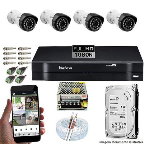 Kit Cftv 04 Câmeras VMH 1220B 1080p 3,6mm DVR Intelbras MHDX 1004 + HD 2TB é ruim? Kit Cftv 04 Câmeras VMH 1220B 1080p 3,6mm DVR Intelbras MHDX 1004 + HD 2TB é boa?