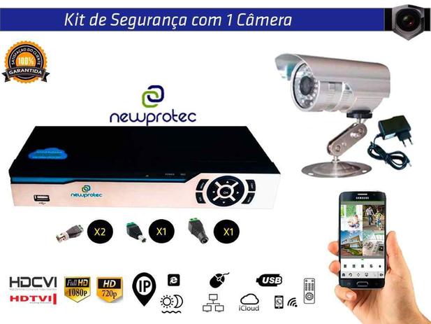 Kit Cftv 1 Câmera Convencional com Dvr 4ch 5x1 Full Hd - Newprotec é boa?