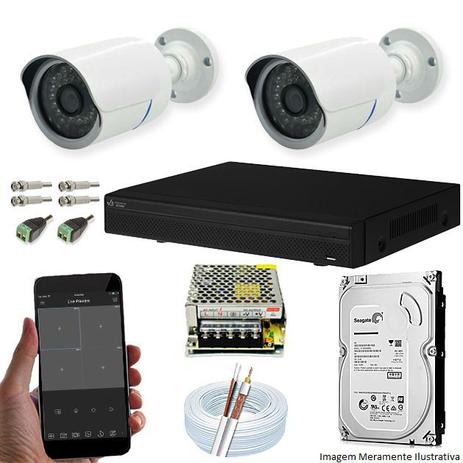 Kit Cftv 2 Câmeras AHD-M 720P 3,6MM Dvr 4 Canais Visionbras XVR 720p + HD 500GB é boa?