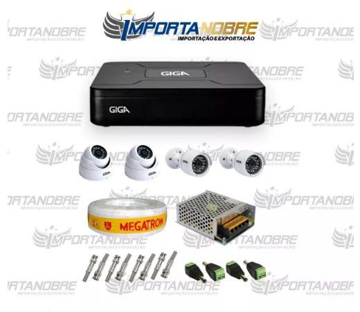 Kit Cftv 2 Câmeras Bullets 2 Câmeras Domes 1 Dvr 4 Canais - Giga é ruim? Kit Cftv 2 Câmeras Bullets 2 Câmeras Domes 1 Dvr 4 Canais - Giga é boa?