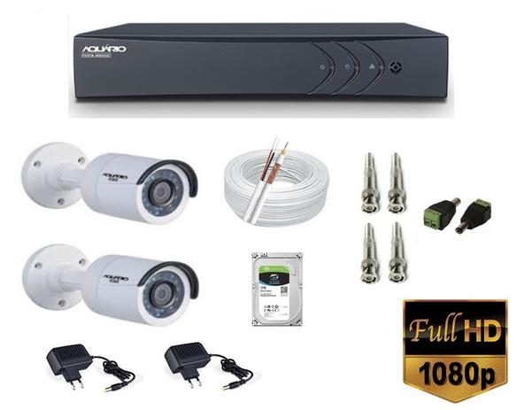 Kit Cftv 2 Câmeras Full Hd 1080p 2mp Dvr Aquario 1004 - Aquário é boa?