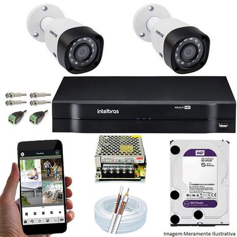 Kit Cftv 2 Câmeras VHD 1120B Bullet 720p Dvr 4 Canais Intelbras MHDX + HD WDP 1TB é boa?