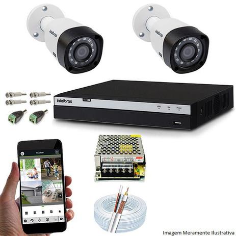 Kit Cftv 2 Câmeras VHD 1220B 1080P 3,6mm DVR Intelbras MHDX 3004 + ACESSORIOS é boa?