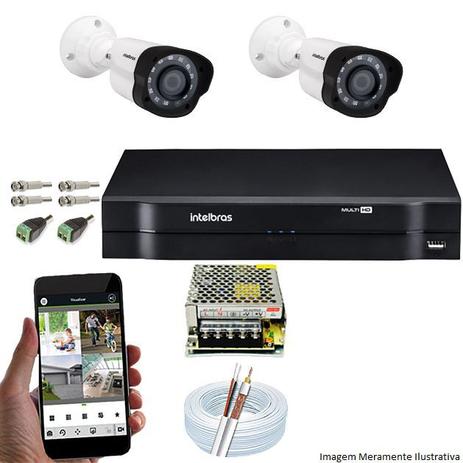 Kit Cftv 2 Câmeras VM 1120B Bullet G4 720p Dvr 4 Canais Intelbras MHDX + ACESSÓRIOS é boa?