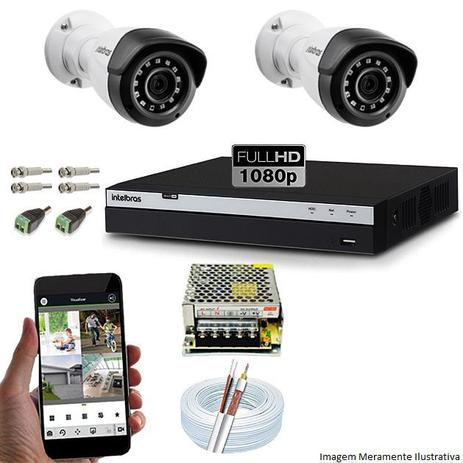 Kit Cftv 2 Câmeras VMH 1220B 1080p 3,6mm DVR Intelbras MHDX 3004 + Acessórios é boa?