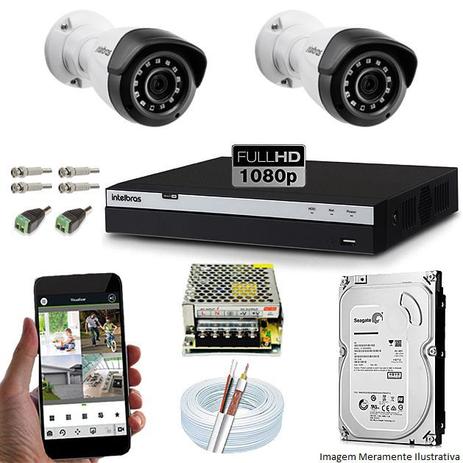 Kit Cftv 2 Câmeras VMH 1220B 1080p 3,6mm DVR Intelbras MHDX 3004 + HD 1TB é boa?