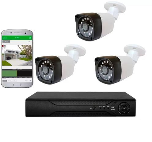 Kit cftv 3 Cameras Segurança 720p Full Hd Dvr Full Hd 4ch S/hd - Inova Menor preço em Kit cftv 3 Cameras Segurança 720p Full Hd Dvr Full Hd 4ch S/hd - Inova