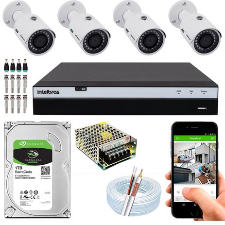 Kit Cftv 4 Câmeras Intelbras Vhd 3230b Full Hd 3104 30m 2mp é boa?