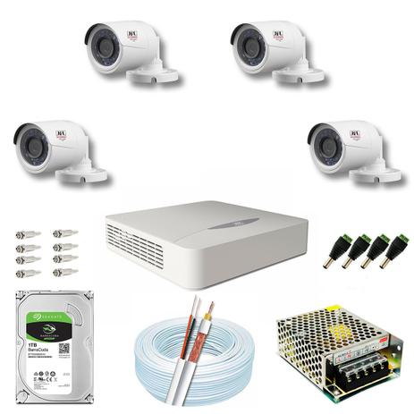 Kit Cftv 4 Câmeras Jfl Chd-1130p Hd 720p 1mp Dvr 08 Canais é boa?