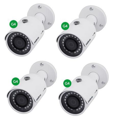 Kit CFTV 4 Câmeras Multi HD HDCVI 2 Megas 3.6mm 30m VHD 3230 B G4 Intelbras Menor preço em Kit CFTV 4 Câmeras Multi HD HDCVI 2 Megas 3.6mm 30m VHD 3230 B G4 Intelbras