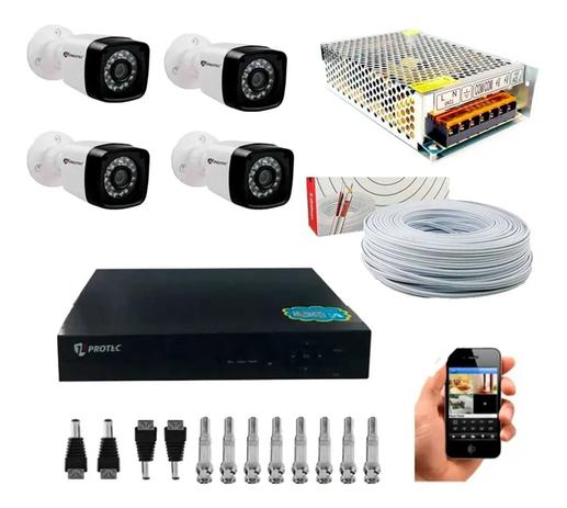 Kit Cftv 4 Câmeras Segurança 2mp 1080p 20m Dvr Full Hd 4 Ch C/500gb - Protec é boa?