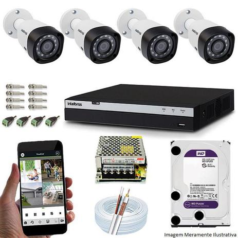 Kit Cftv 4 Câmeras VHD 1220B 1080P 3,6mm DVR Intelbras MHDX 3004 + HD 1TB WDP é boa?