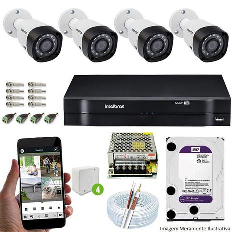 Kit Cftv 4 Câmeras VHD 3130B 720P 3,6mm DVR Intelbras MHDX 1108   + HD 1 TB WDP é boa?