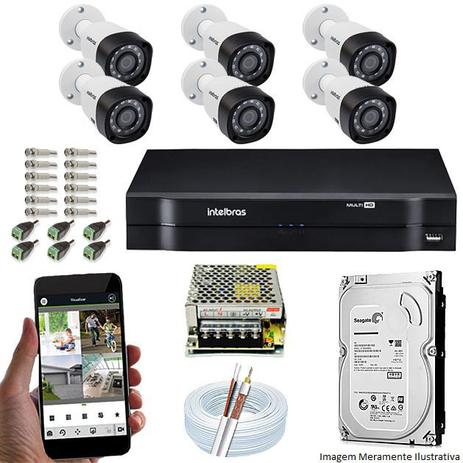 Kit Cftv 6 Câmeras VHD 3120B 720P 2,6mm DVR Intelbras MHDX 1008 + HD 1TB é boa?