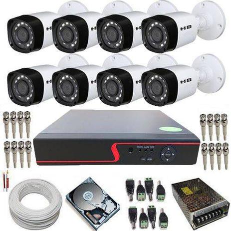 Kit Cftv 8 Câmeras De Monitoramento 1.3 Megapixel Hd - Luxpower Menor preço em Kit Cftv 8 Câmeras De Monitoramento 1.3 Megapixel Hd - Luxpower