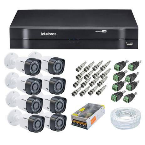 Kit CFTV 8 Câmeras Segurança Intelbras 720P VHD 1010B + Dvr 8 Canais Intelbras MHDX 1008 + Acessórios é boa?